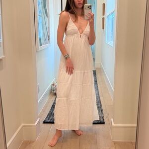 Zara White Maxi Sundress